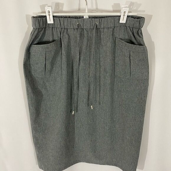 NWT Calvin Klein Athleisure Drawstring Skirt - Picture 1 of 9